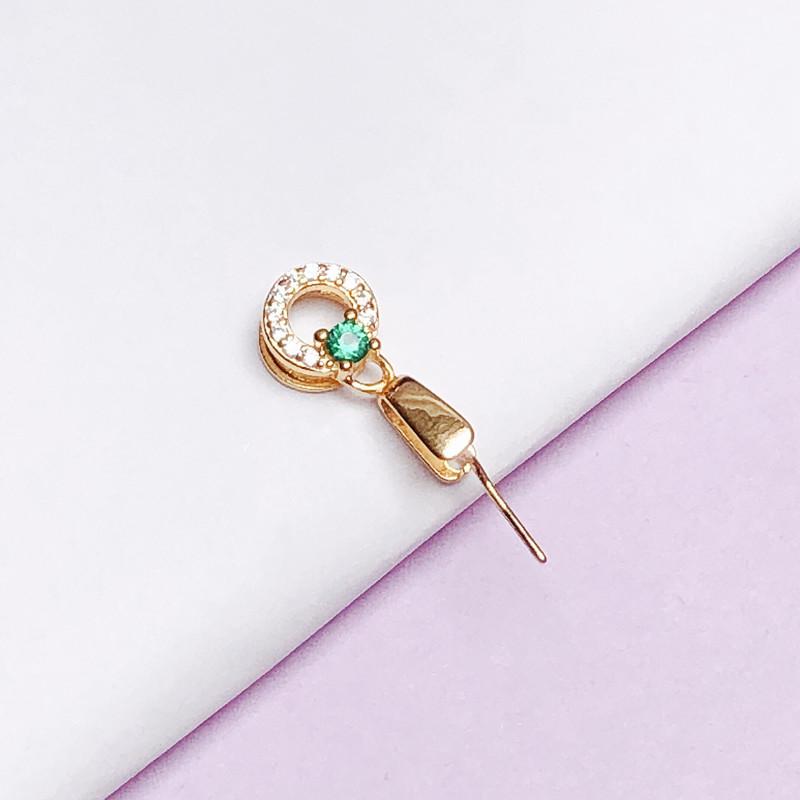 S925 Sterling Silver Medium Necklace Clasp Clip for Jade Pendant
