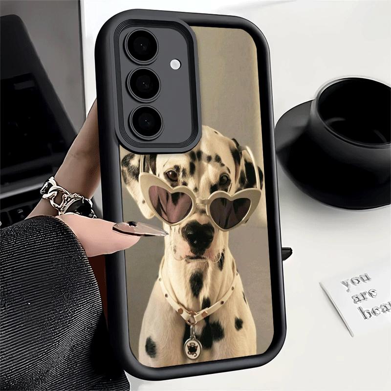 

Phone Case for Samsung Galaxy S26 S25 Ultra S24 FE Dalmatian Cute Dog Shell S23 Plus S22 + S21 S20 5G Soft Silicone Funda Samsung S24 Ultra