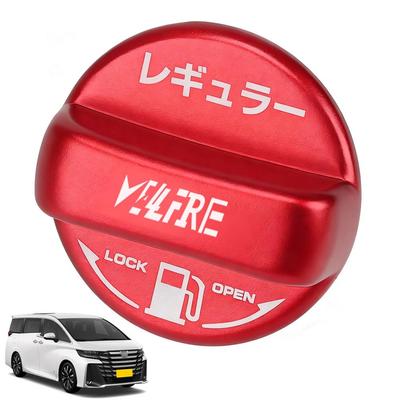 Fuel Lid Toyota Vellfire 20 Series 30 Series 40 Series Fuel Cap Cover, Aluminum,