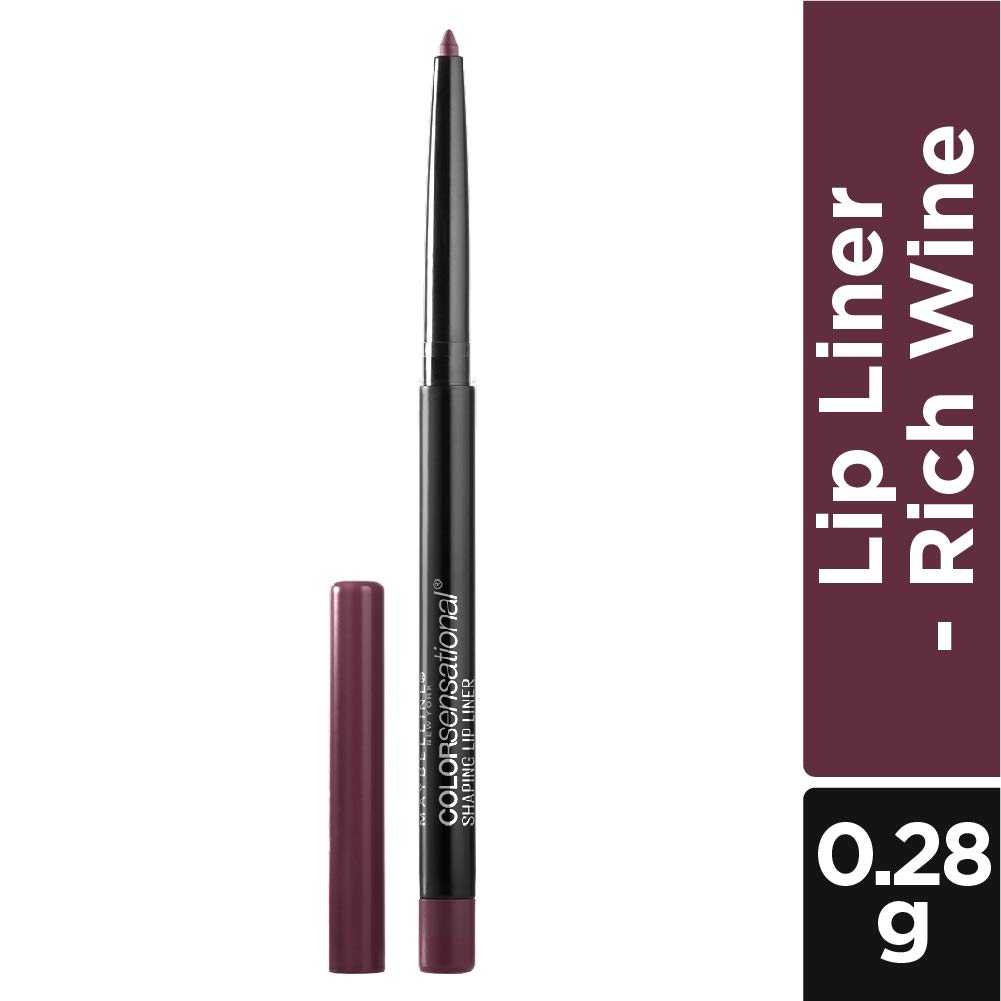 Maybelline New York Sensational Shaping Lip Liner Rich Wine Burgundy 0.01 oz