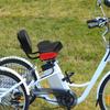 Dreiradsitz mit Rückenlehne, extra breiter & gepolsterter Fahrradsattel - Rutschfeste Basis, Universelle Passform für Erwachsenen-Dreiräder, Bequemer Fahrradsitz