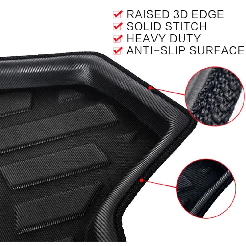 EVA Car Trunk Mat For Volkswagen VW Taos Tharu 2021 2022 2023 2024 2025 Waterproof Trunk Cargo Carpet Storage Pads Accessories