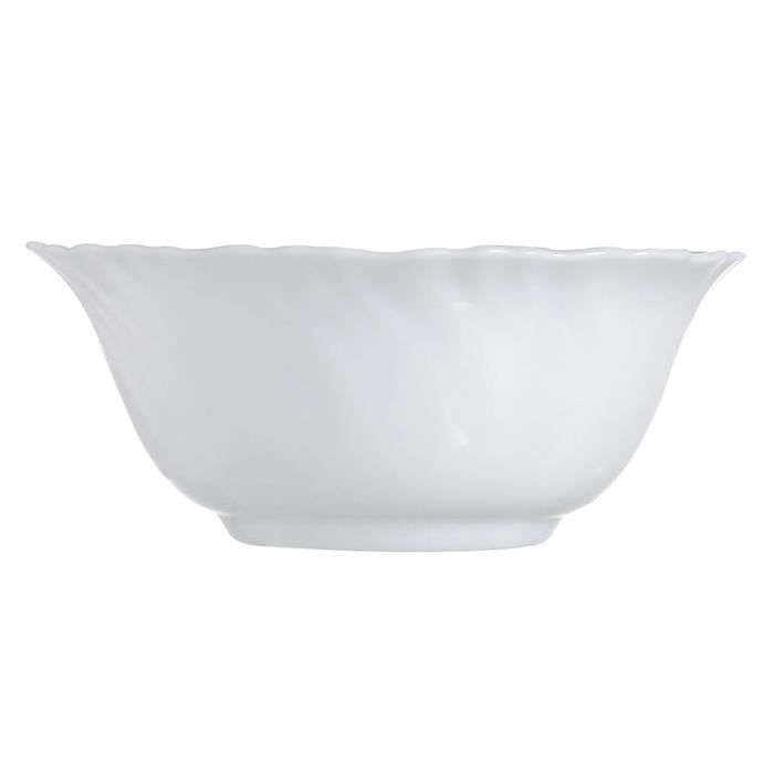 Bol - Luminarc - Feston - Verre - 12 cm - 24 Unités - Blanc Matériel