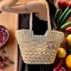 Women's Large Capacity Single Shoulder Straw Tote Bag
