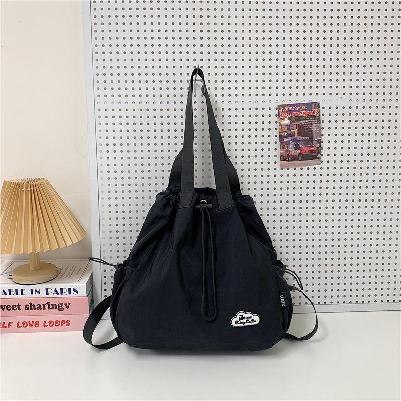 

Light travel backpack casual large capacity women s bag handbag fashion original style nylon backpack чорний