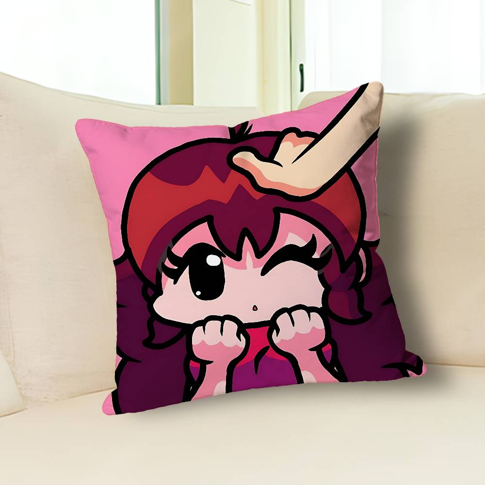 F-Friday N-Night F-Funkin Anime Celebrity Merchandise All-Match Printed Pillow Case Sofa Car Office Room Decoration Protector