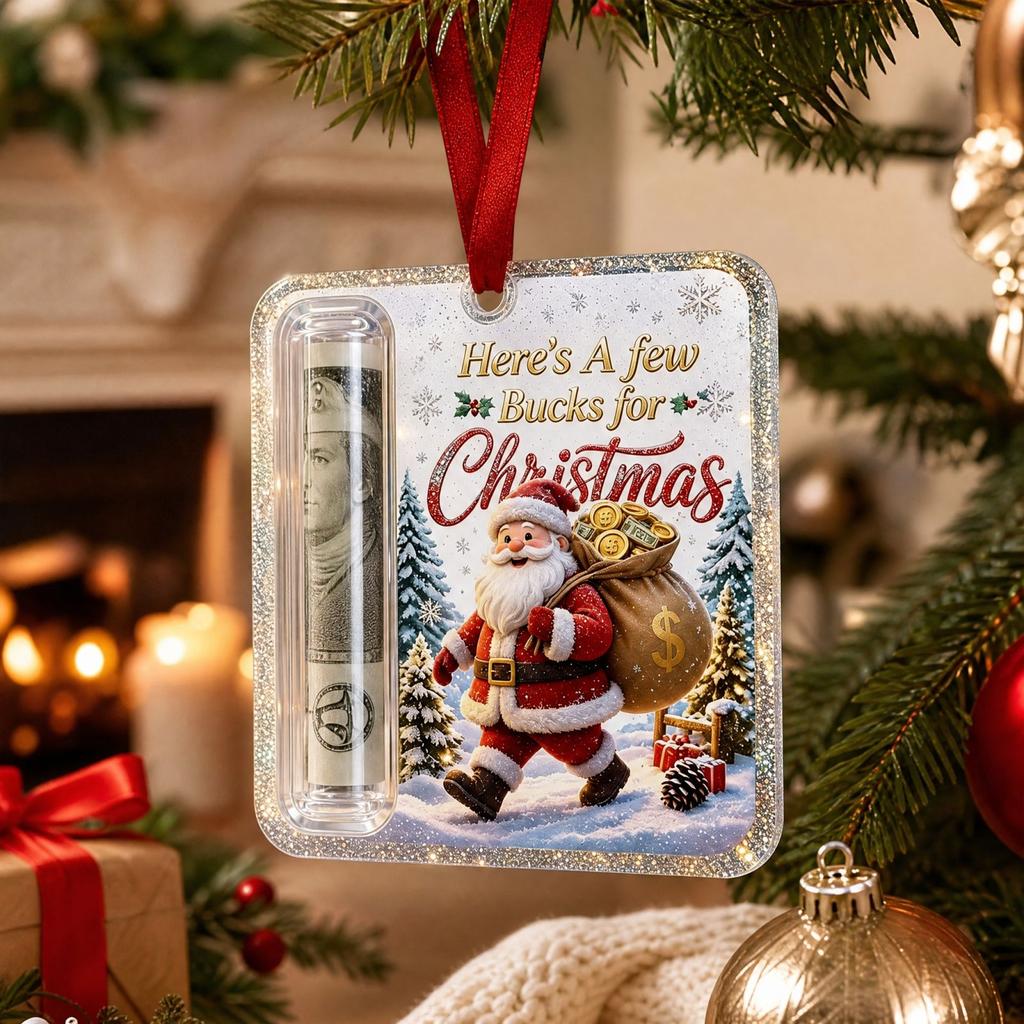 Christmas Tree Ornament Holder Gift, Creative Holiday Hanging Decoration for Family
