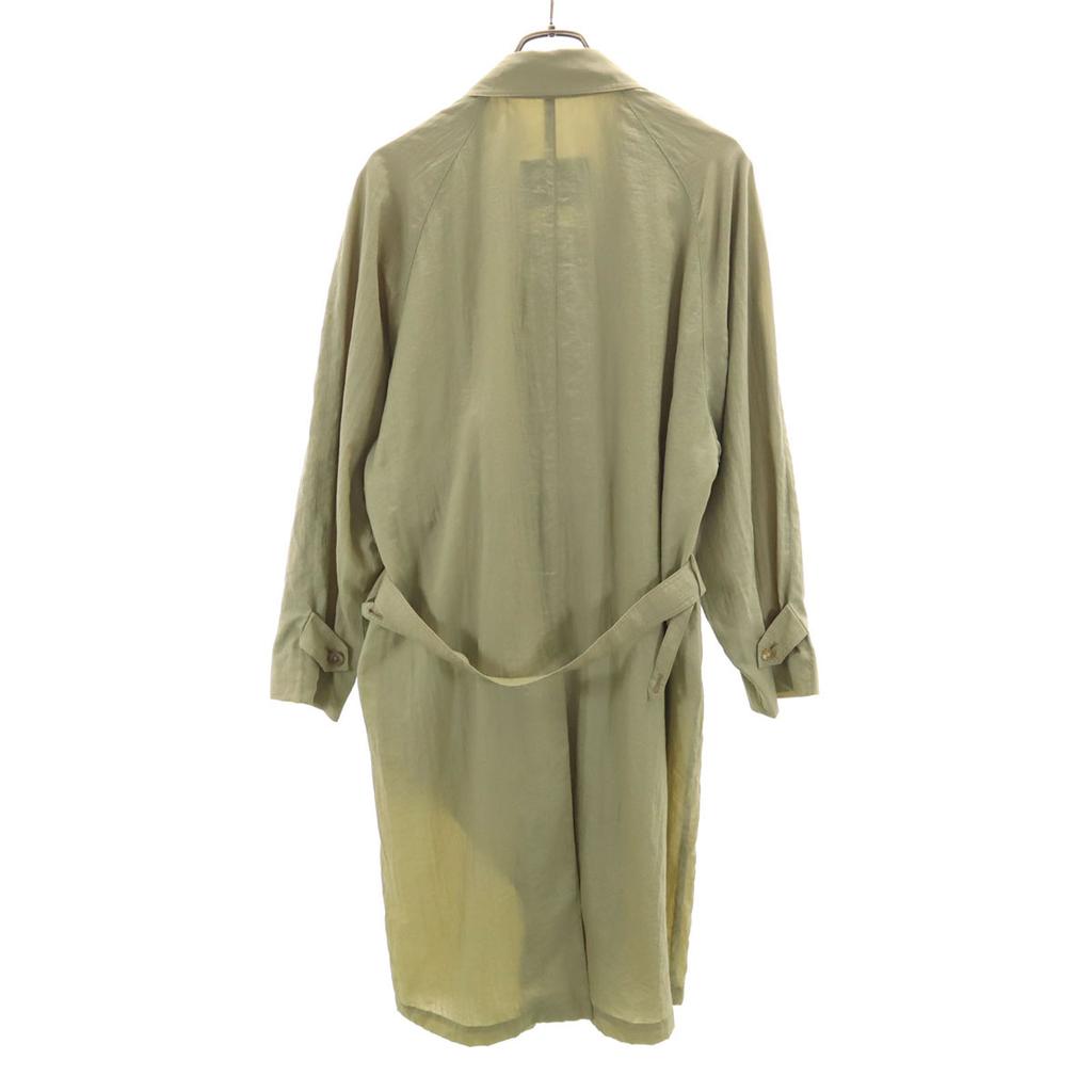 LANVIN 90s Old Packable Stainless collar coat Olive Spring Travel Men's Used