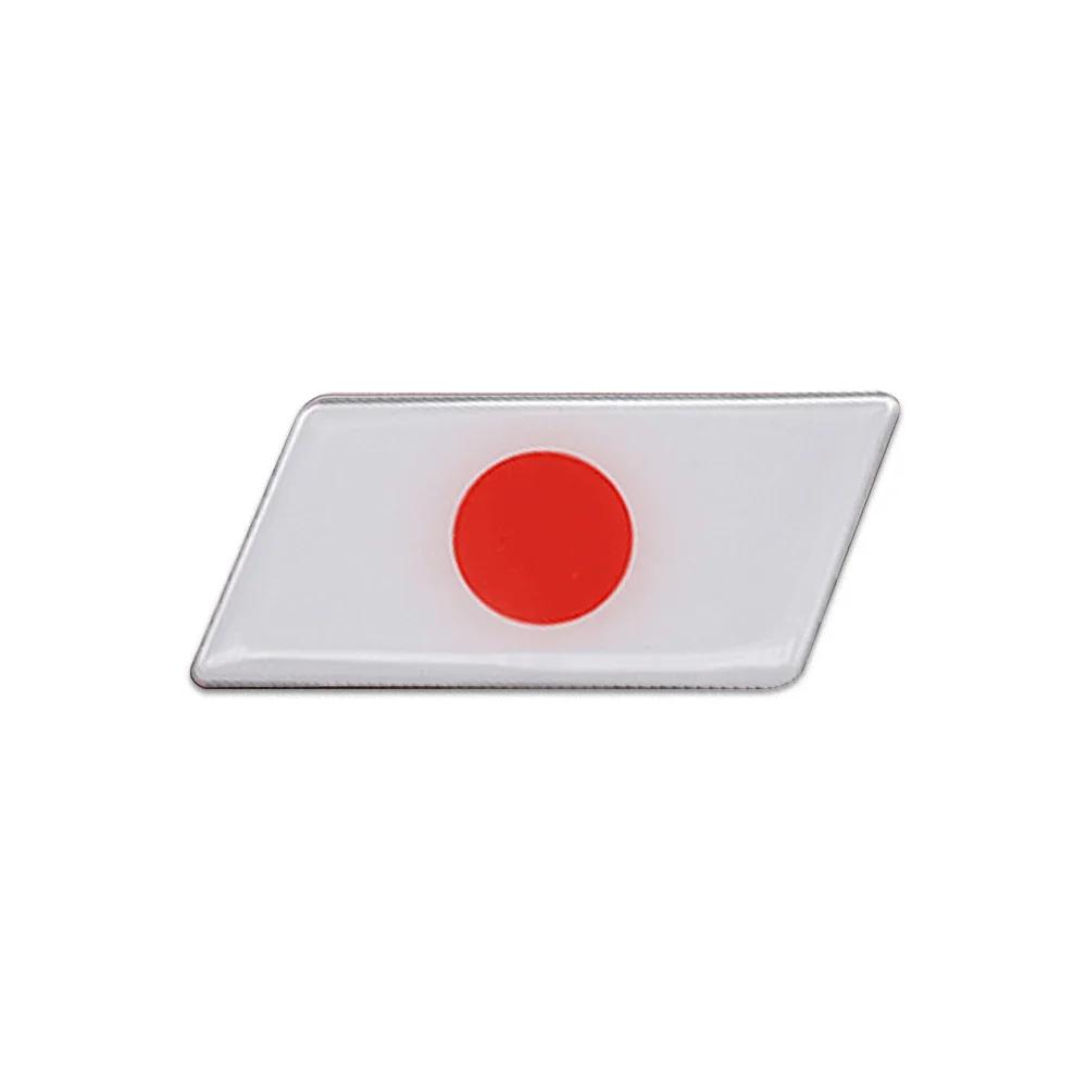 3D Epoxy Car Styling Body Trunk Decor Sticker with Bangladesh Kurdistan Israel Brazil Palestine Poland France Flag Emblem