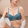 Sexy underwear women's soft steel ring bra, small breasts show big upper support, anti-sagging gathering bra bra