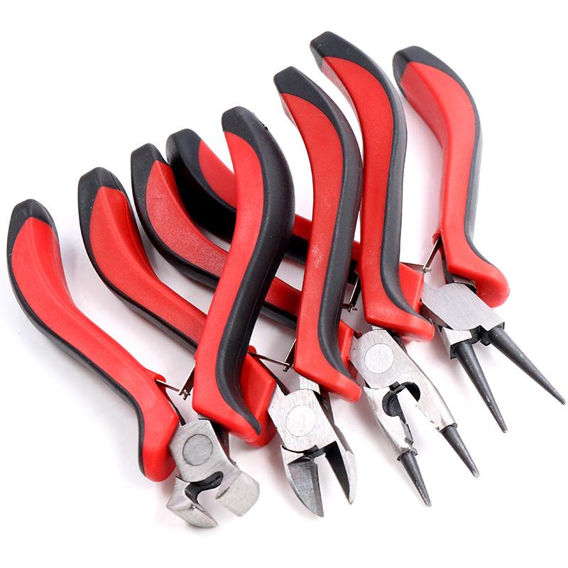 1 Peça Ferramentas Manuais Multifuncionais Alicates para Joias Equipamento Alicate de Corte de Ponta Redonda para Fio para Acessórios de Fabricação Artesanal