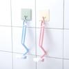 Innovative S Toilet Brush 3 Color Plastic Bathroom Cleaning Tool For Tight Corners