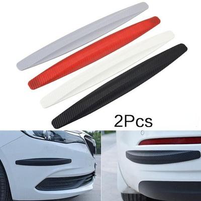 2Pcs Car Bumper Protector Strip Guard Corner Protection Strips Scratch Protector Crash