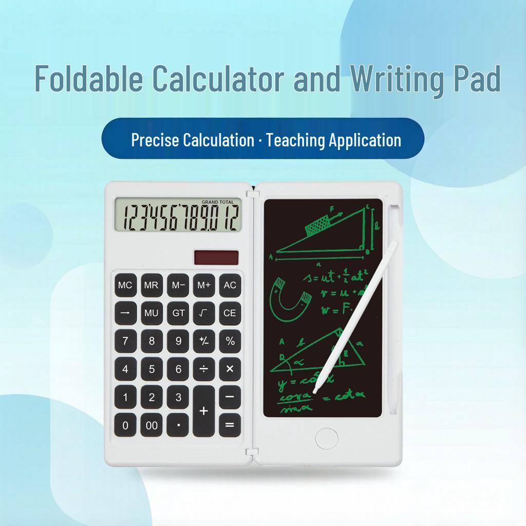 Mini LCD Writing Pad with Calculator - Creative Business Gift with Logo Printing
