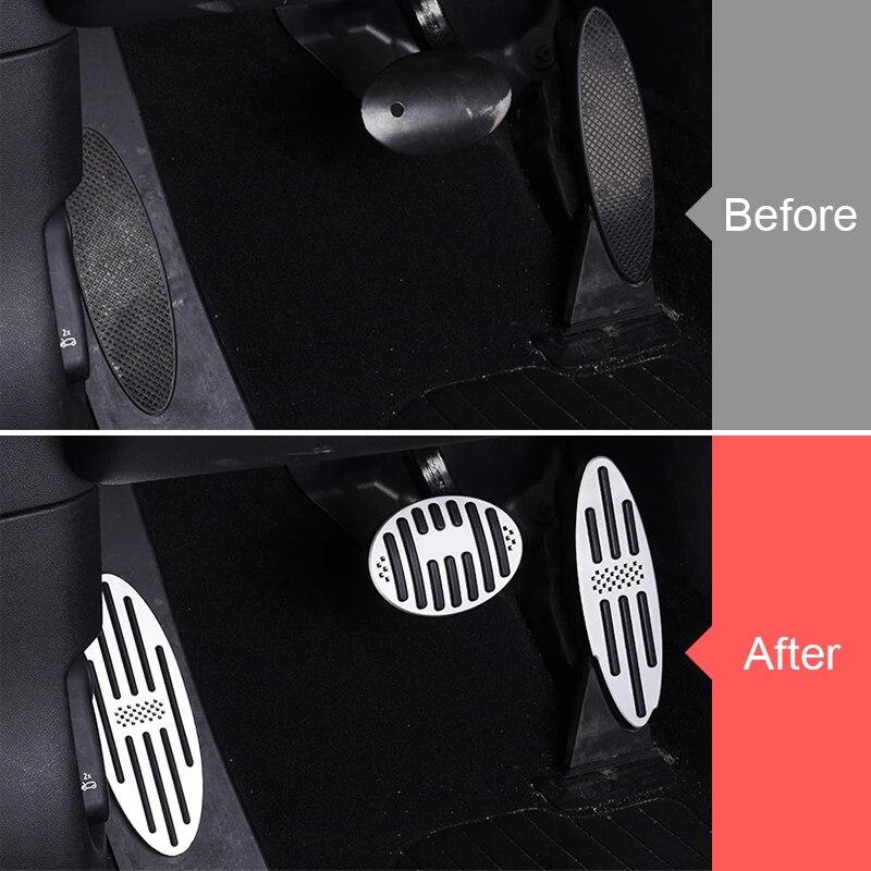 For MINI Cooper S One Hatch Hardtop Countryman Clubman JCW R56 R60 F54 F55 F56 F60 Car Accelerator Brake Footrest Pedals Pad