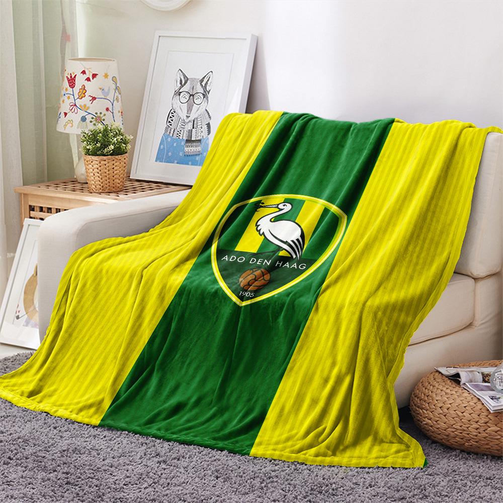 Coperta in Flanella con Stampa The Hague Football Club, Alta qualità Confortevole per Tutte le Stagioni, Arredamento per la Casa, Calore e Comfort
