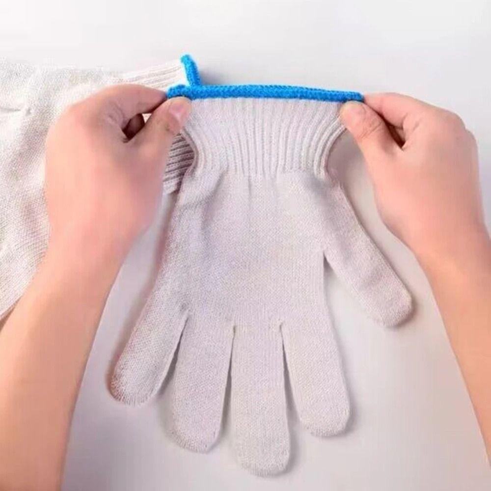 10 Pairs Breathable Labor Protection Gloves Anti-Skid Workplace Safety Gloves Industrial Warehouse