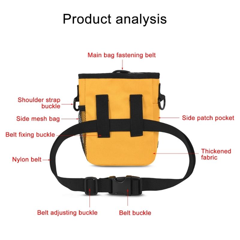 Dog Training Bag Adjustable Pet Treat Pouch Outdoor Walking Bag Pet Supplies Treat Waist Bag Pet Outdoor Treats Bag