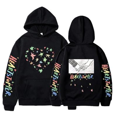 Nowa moda Heartstopper Harajuku Hoodie męska i damska Casualowa luźna bluza z kapturem na zewnątrz