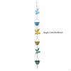 Rain Chain Rainwater Catcher Decorative 240cm Iron Retro Gutter Adapter Birds On Cups for