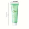 99% Aloe Vera Gel 100g Hydrating Face & Body Moisturizing Cream, Low-Allergenic Body Gel for Men and Women