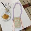 Women Small Square Cell Phone Crossbody Mini  Shoulder Bag Shopping Tote Bag
