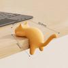 Cute Cat-Shaped Creative Desktop Hooks Key Holder Kawaii Office Desk Ornament Bag Storage Hooks Table Edge Keychain Organizer