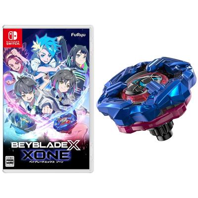 Beyblade X XONE - Switch Herstellerbonus Shinobi Messer 4-60LF Metallbeschichtung Blau Enthalten