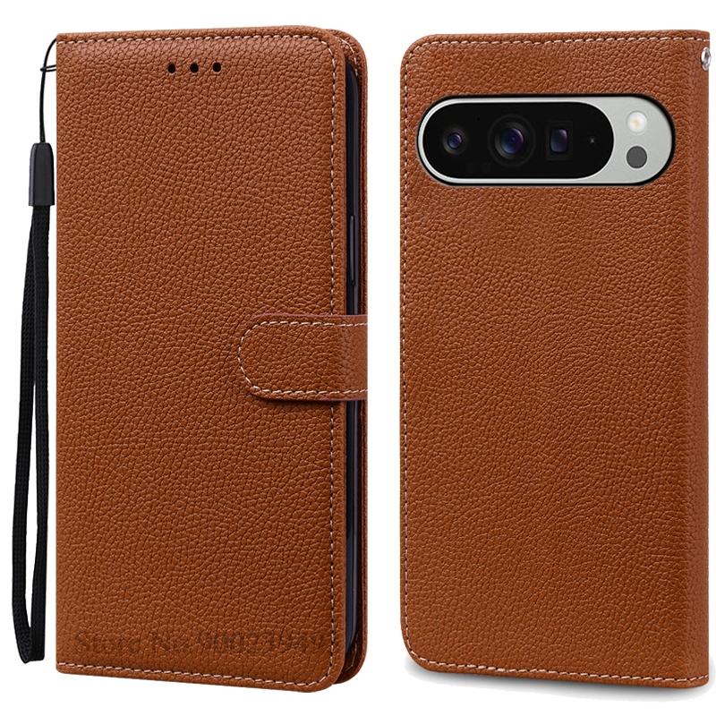 For Google Pixel 9 Pro Case Wallet Flip Leather Cover For Google Pixel 9 Pro XL Case Coque Fundas Wallet Pouch Bags