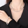 Freshwater Pearl Necklace French Retro Hong Kong Style Pearl Collarbone Chain Classic Pearl Bracelet Small Fragrant Style Jewelry