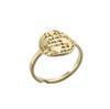 2024 Fashionable Stainless Steel Butterfly Cat Pineapple Heart Adjustable Ring
