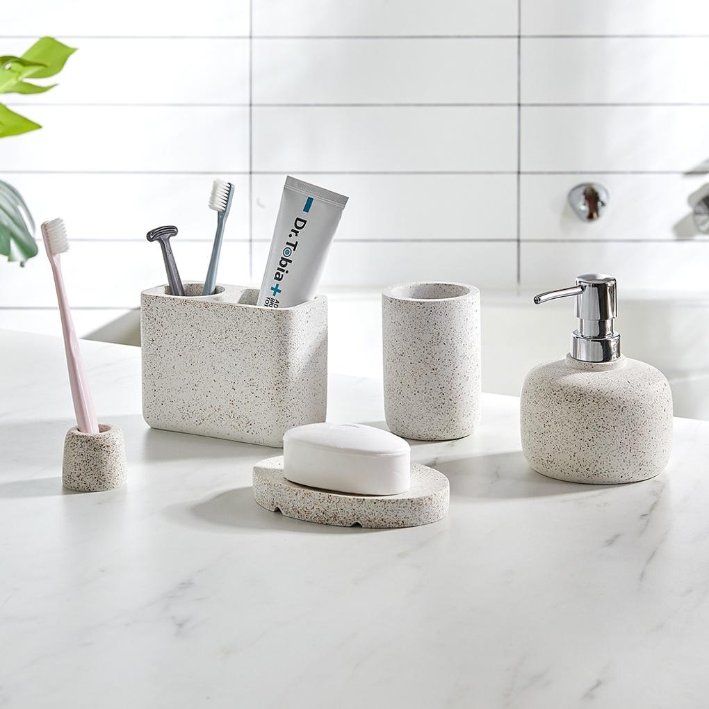 Modern Terrazzo Toothbrush Holder (1 Unit)_BG0722001