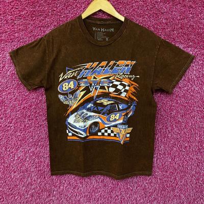 Van Halen Brown Nascar Style Tshirt Size Small