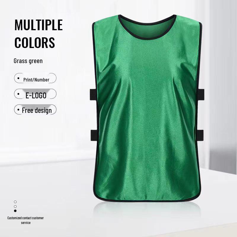 Team-Building Football Training Vest for Kids with Printable Number