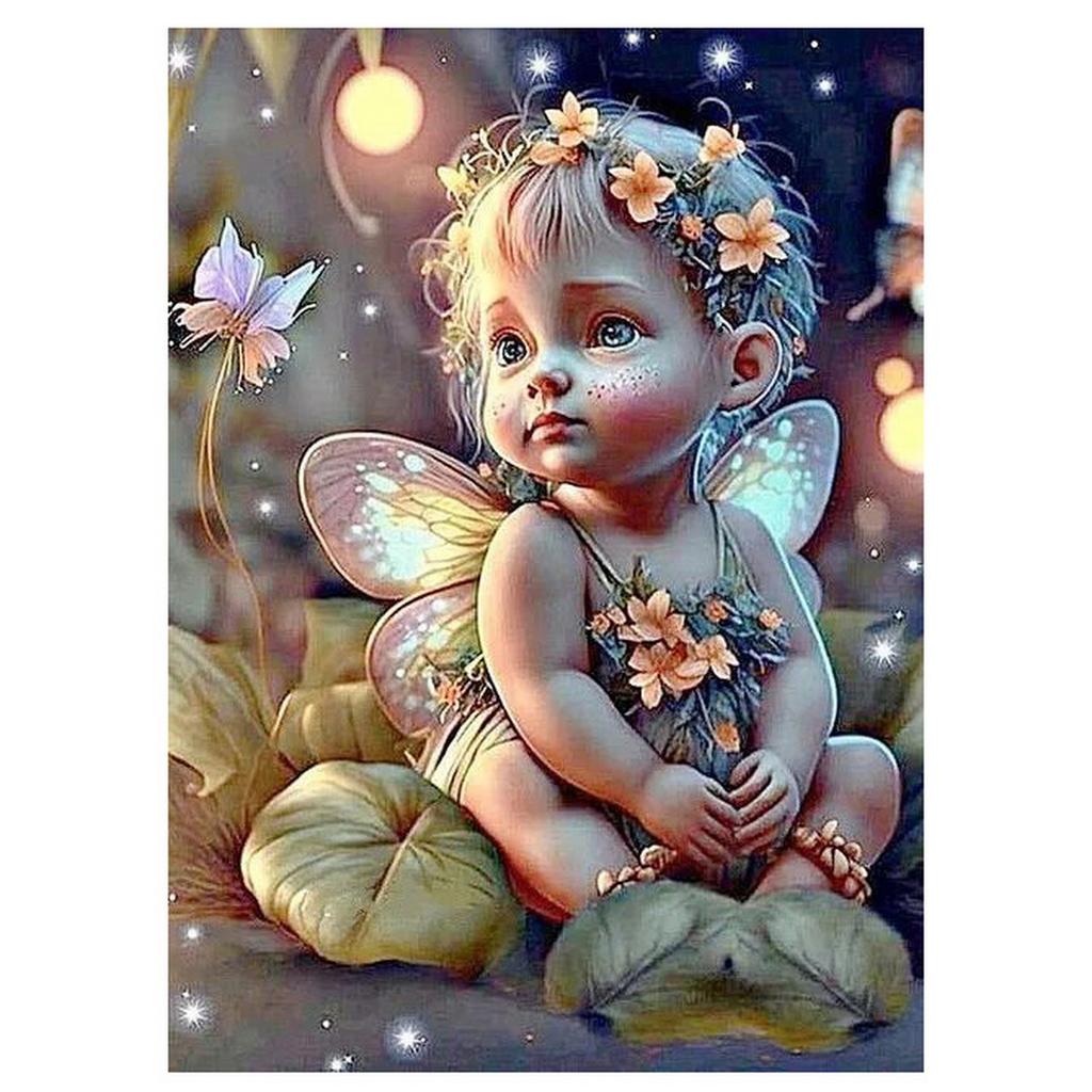 Angel Metal Tin Signs Cute Girls Wall Decoration Plaque Vintage Art Poster Iron Painting for Man Cave Home Cafe Garden Club Bar
