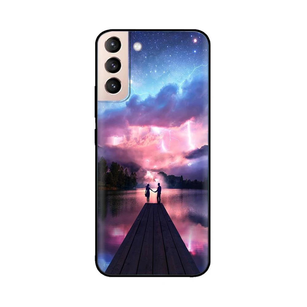 Silicone Case For Samsung Galaxy S21FE Case S21 Ultra 5G Soft TPU Phone Case S21 FE Fundas For Samsung S21 Plus s21+ S 21 Cover