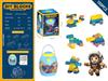 Children'S Assembled Granules Building Block Educational Toys Space Capsule Storage Bucket Gift Box