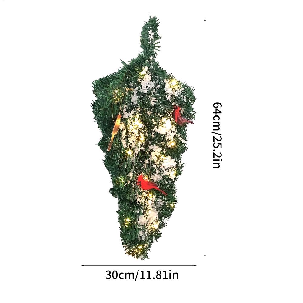 Upside Down Christmas Tree With Lights Light Up Home Decor Christmas Tree Artificial Decorative For Homeowners Interior