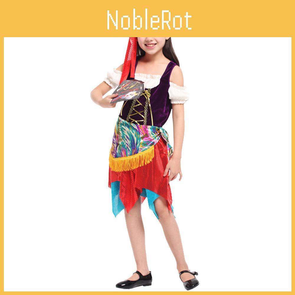 Delightful Halloween Princess Cosplay Outfit For Girls Featuring Comfortable Fit