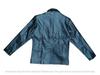 AL KHALID Echtes Weiches Schwarzes Lammleder Motorradstil Herren-Blazer Biker Stilvoll