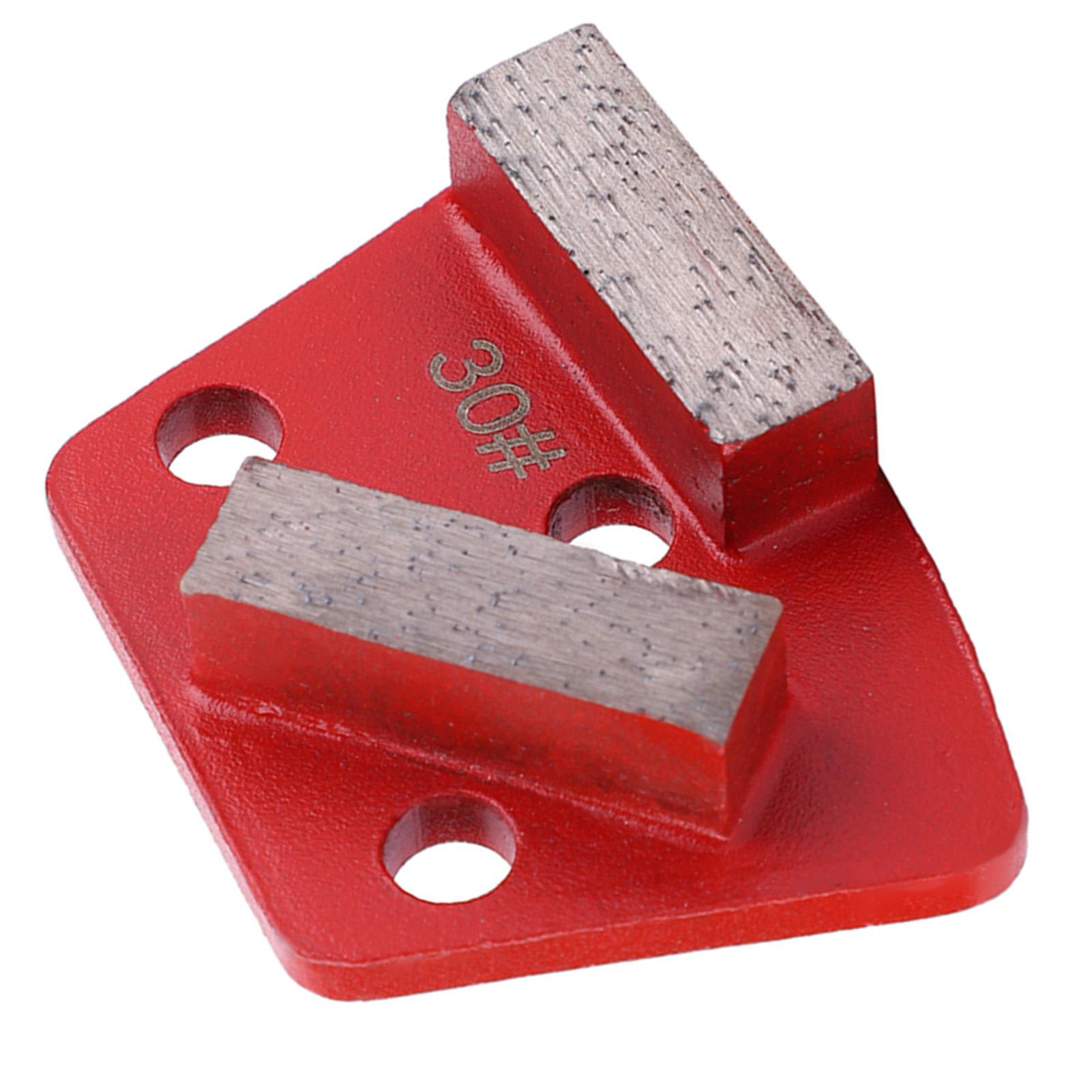 

3PCS Trapezoidal Grinding Disc Trapezoidal Floor Grinding Pad Disc #30 Mesh Metal Scraper Metal Scraper