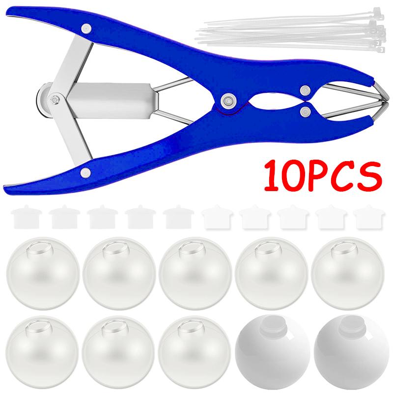 10/15/20Pcs DIY Stress Ball Kit Make Your Own Stress Toy Blank Pressure Ball Skin DIY Kit with Expander Tool Squishy Toy
