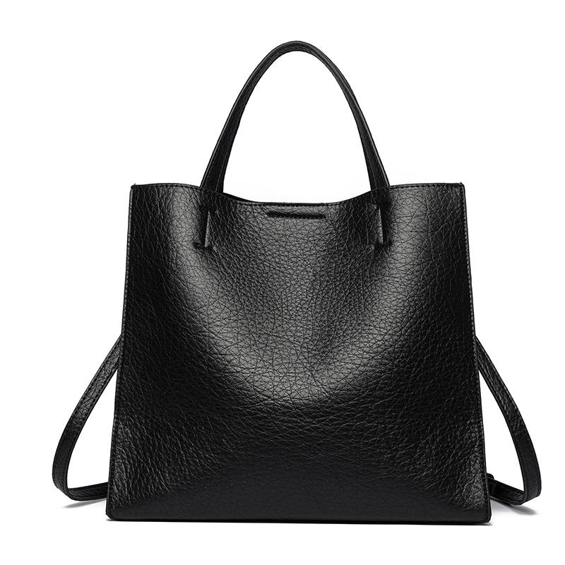 Women's PU Handbag Large Capacity Commuter Shoulder Bag