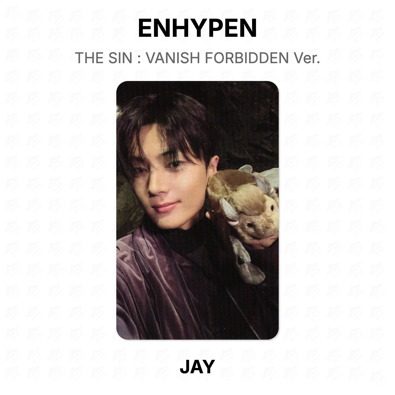 ENHYPEN THE SIN : VANISH FORBIDDEN Ver. Official Photocard JAY
