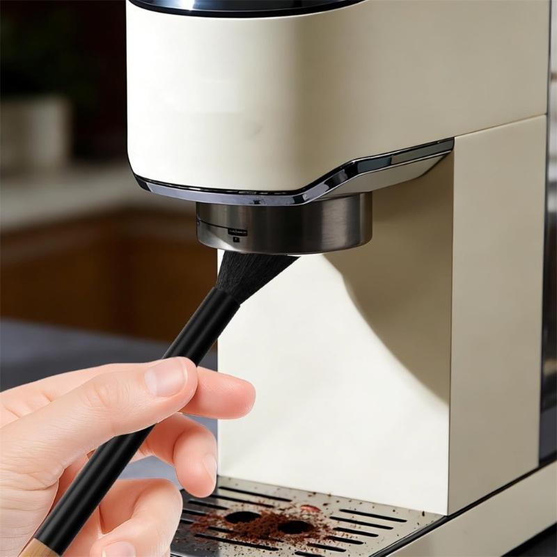 4PCS Coffee Grinder Brush Set with Nylon Bristles Cleaning Accessories Suitable for Cleaning Brew Head and Drip Tool