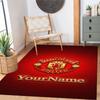 Manchester Personalized Text Area Rug Design for Foyer Kitchen Living Rooms Decorate room Anti-slip Rug Anime Office Decor Spiritual Gift