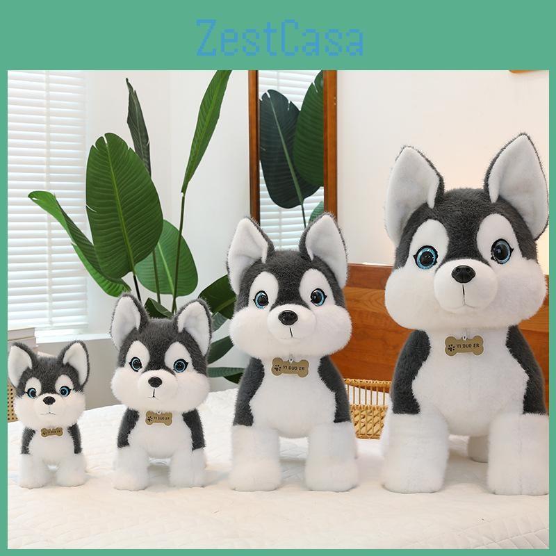 Plush Cute Husky Toys Stuffed Children Funny Pet Cartoon Souvenir Gifts Dolls