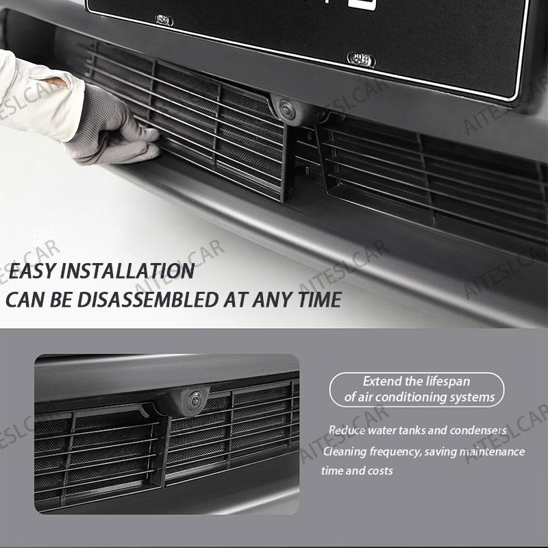 Grille Mesh Inserts For Tesla Model YL/Y Juniper 2025 2026 Front Air Inlet Vent Grille Cover Replacement Anti-insect Accessories