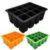 12Holes Vegetable Seedling Pot Seedling Tray Garden Durable Silicone Pot Seed Germination Plant Flower Pot Grow Box For Planting
