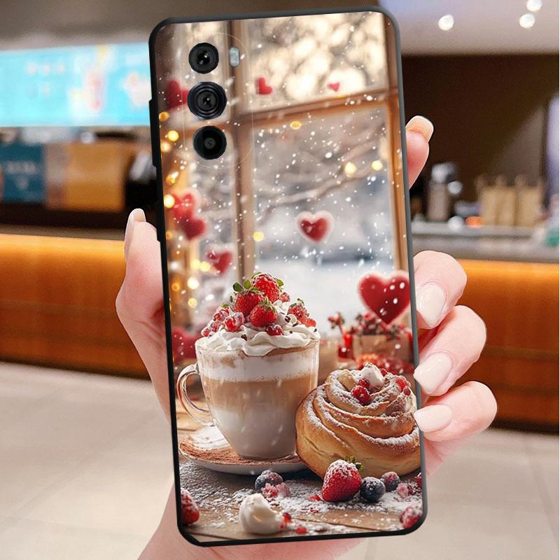 Christmas Art Phone Case For Motorola Edge 50 40 Pro 60 50 40 30 Ultra Neo Fusion Moto G Play G Stylus G Power G